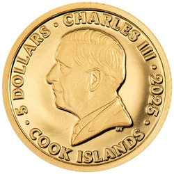 Islas Cook: Leyendas - Imperio Azteca 0,5 g Oro 2025 Proof