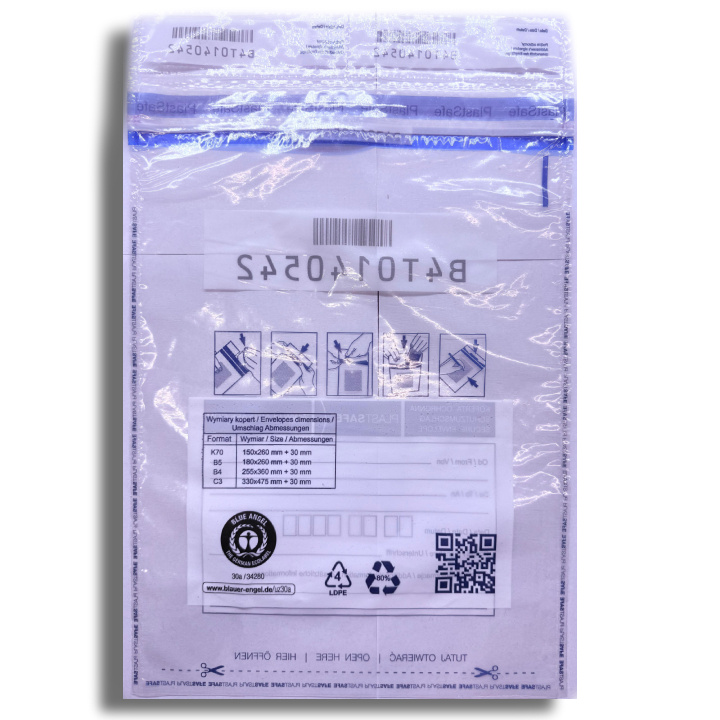 Sobre de seguridad bancaria B4 255x360 mm 1 ud.