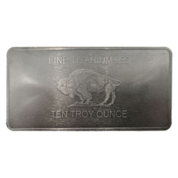 Lingote Buffalo 10 onzas Titanio