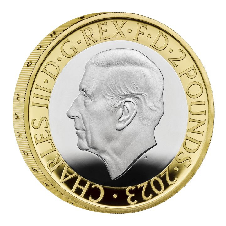 Set di 5 monete Regno Unito Argento 2023 Proof Commemorative Coin