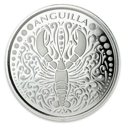 Anguilla: Lobster 1 oz Silber 2018