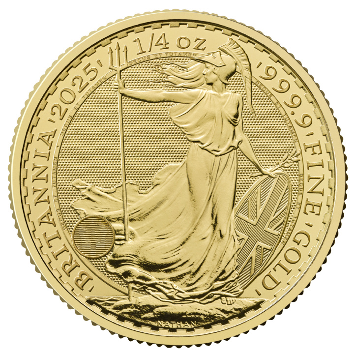 Britannia 1/4 uncji Złota 2025