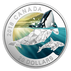 Geometric Fauna: Orca 20$ 2018