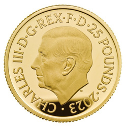 Lote de 3 monedas Premium Britannia Gold 2023 Proof