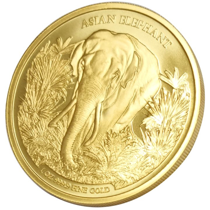 Camboya: Elefante Asiático 1 oz Plata 2023