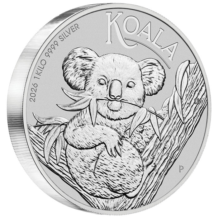 Srebrna Moneta Perth Mint Koala 1000g Srebra 2026
