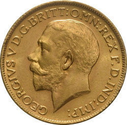 Złoty Suweren- George V 1911-1925