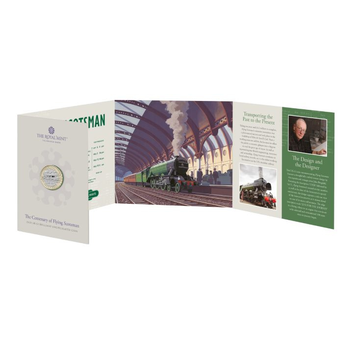 The Centenary of the Flying Scotsman £2 Miedzionikiel 2023