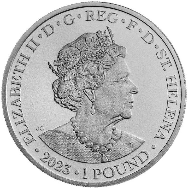 St Helena: Faerie Queene - Una & Redcrosse 1 uncja Srebra 2023