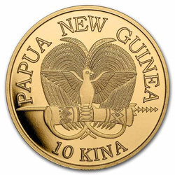 Papua New Guinea: Bird Of Paradise 1 uncja Złota 2022