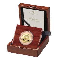 George Orwell £2 Złoto 2025 Proof 