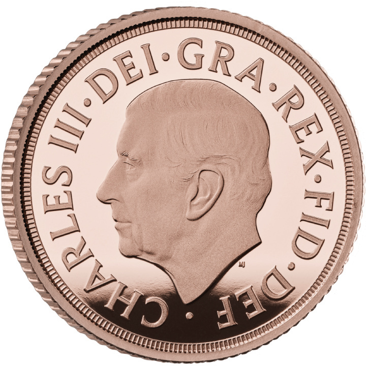 Gran Bretagna: Set di 5 monete Sovrano 2024 Proof