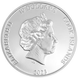 Cook Islands: Striking Heads - The Vexed Man 2 uncje Srebra 2023 Proof Ultra High Relief