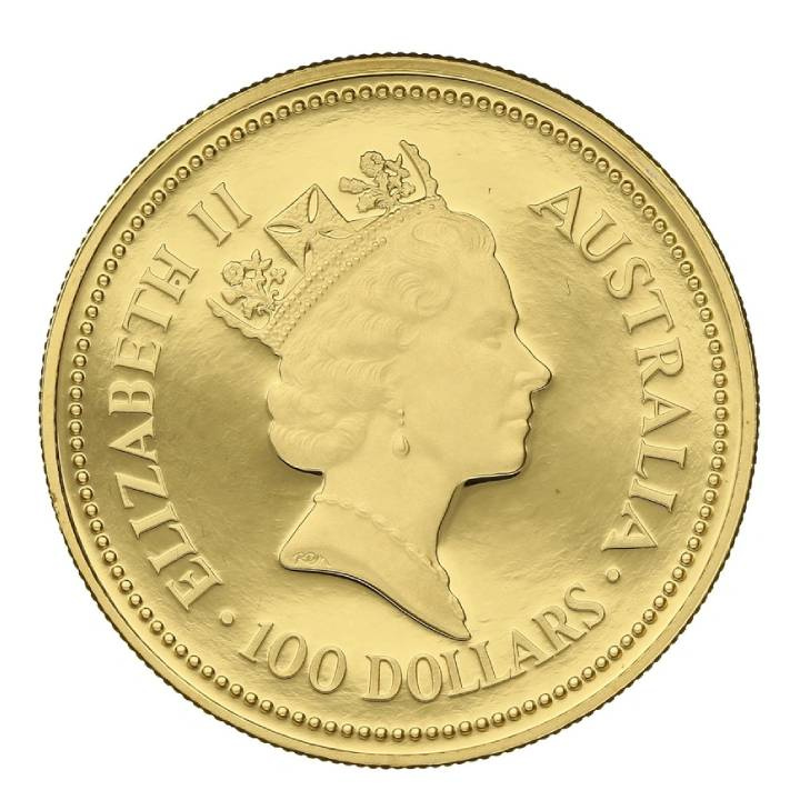 Perth Mint: Australian Nugget 1 Unze Gold 1988 Proof