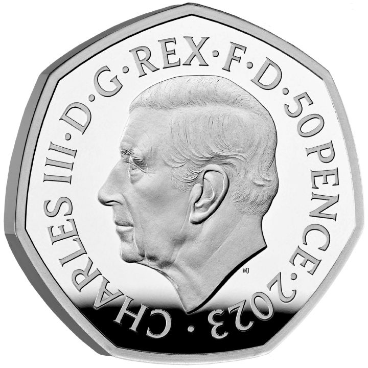 The Snowman coloured Silver 2023 Proof