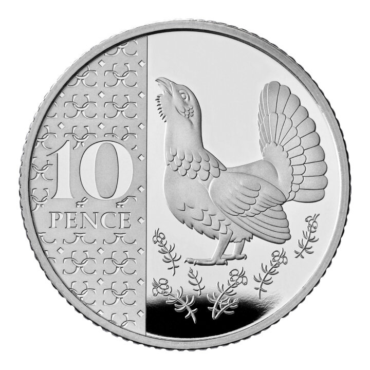 Lote de 14 monedas de plata Gran Bretaña 2025 Proof