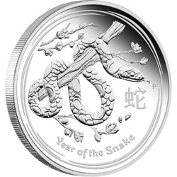 Lunar II: Jahr der Schlange 1 oz Silber PROOF