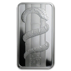 1 oz Bar Silver Lunar Year of the Snake