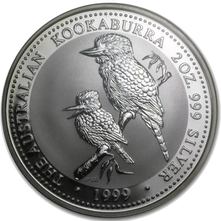 Kookaburra 2 uncje Srebra 1999