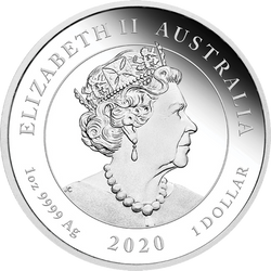 Dwa Smoki 1 uncja Srebra 2020 Proof