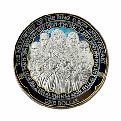 Niue: El Señor de los Anillos: La Comunidad del Anillo - 9º Personaje 20 Aniversario Película 5 Onzas Plata 2021 Proof