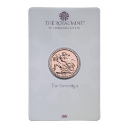 Regno Unito: Sovrana d'oro Elisabetta II 2021 Certipack
