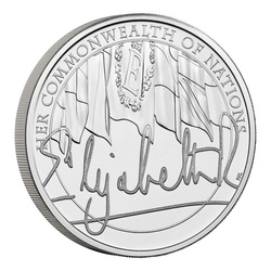 The Queen's Reign - Commonwealth Cupronichel £5 2022