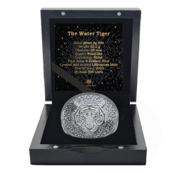 Niue El Tigre de Agua $5 Srebro 2022 Prooflike