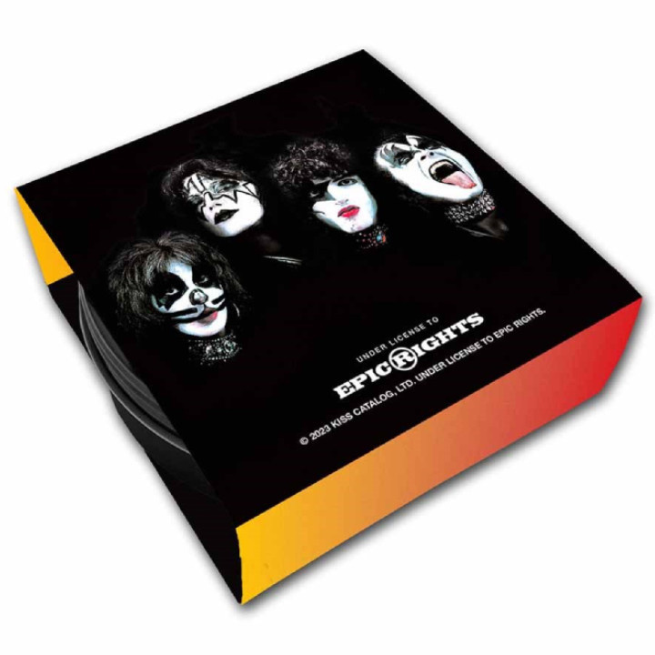 Niue: 50° anniversario dei KISS 10 grammi d'argento 2023 Plettro per chitarra