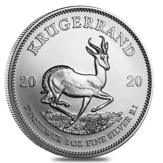 Krugerrand 1 uncja Srebra 2020