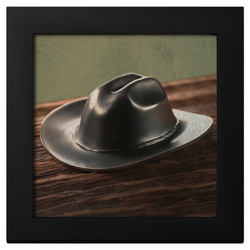 Îles Cook : Chapeau de cow-boy 1 once d'argent 2024 Antiqued Coin