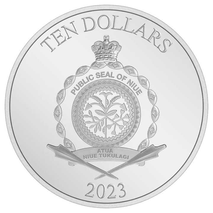 Niue: Star Wars - Princess Leia coloured 3 oz Silber 2023 Proof