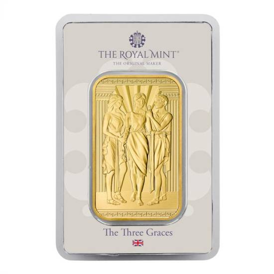 Lingotto The Great Engravers - Three Graces 1 oncia d'oro 2022