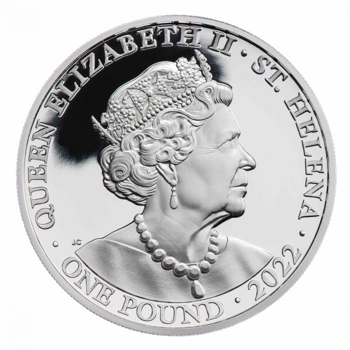 The Queen’s Virtues: Justice 1 oncia d'argento 2022 Proof