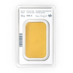 Złota sztabka 50g złota Austrian Mint