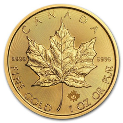 Feuille d'érable canadienne 1 once d'or 2019