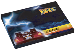 Back to the Future: DeLorean Time Machine Blueprint 35 g Silver Foil 2021