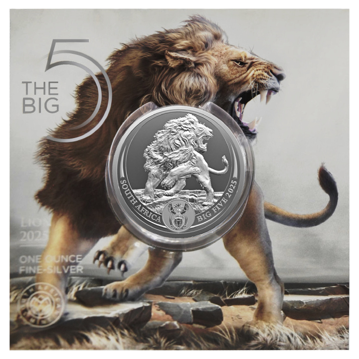 Big Five III: Lion 1 oz Silver 2025