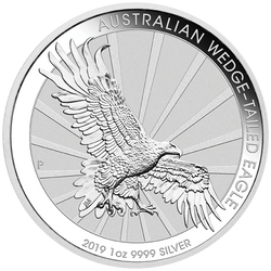 Aquila australiana 1 oncia d'argento 2019