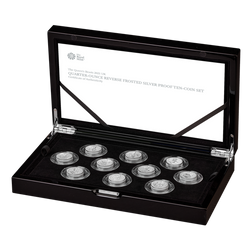 Bestias de la Reina: Set de 10 monedas 1/4 oz Plata 2021 Proof