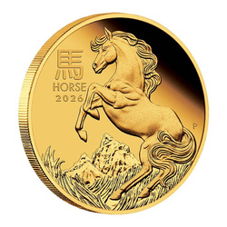 Perth Mint: Lunar III - Rok Konia 1/10 uncji złota 2026 Proof