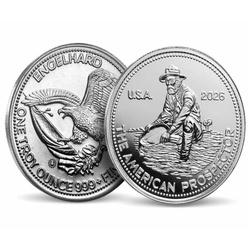 Silver Medal Engelhard Prospector 1 oz Silver 2026 Prooflike