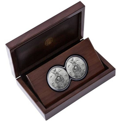 Big Five II: Lion - Double Capsule - Set 2 x 1 oz Silber 2022 Proof
