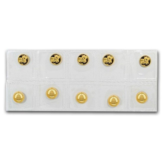 Panda chinois 3 grammes d'or 2019