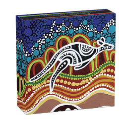 Canguro Yongka colorato 2 once d'argento 2023 Moneta antichizzata