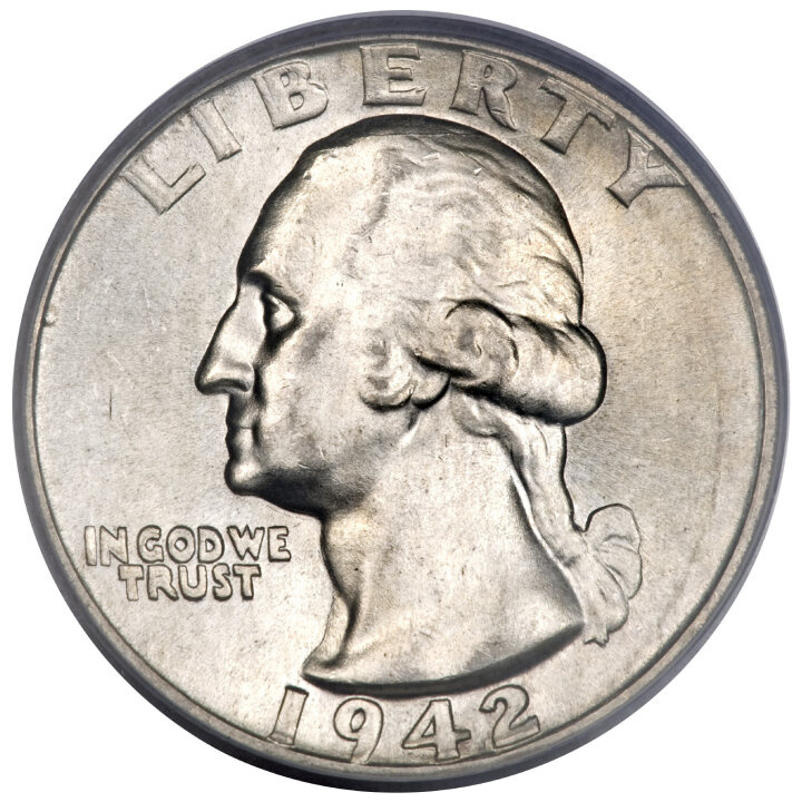 États-Unis : 25 cents - Quarter Dollar (0,25 USD) Argent 1932-1964 (titre Ag.900) Circulation