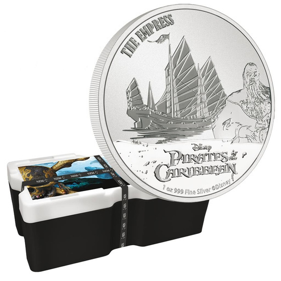 Niue: Disney Pirates of the Caribbean - The Empress Captain Sao Feng 1 oz Silver 2021