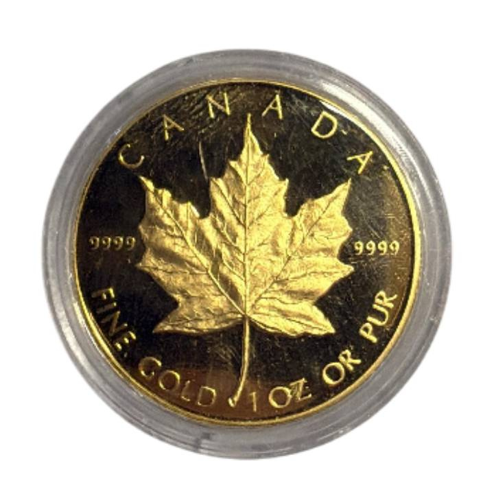 Canadian Maple Leaf 1 oz Gold 1989 Proof