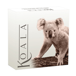 Australian Koala 5 oz Silber 2024 Proof High Relief Gilded Coin