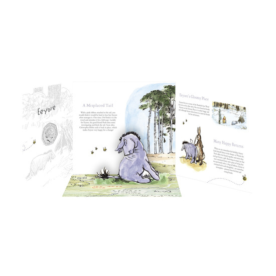 Medvídek Pú - Eeyore měďnikel 2022